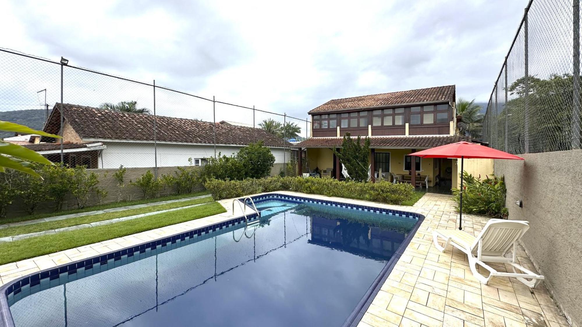 Casa C Piscina A 700M Da Praia De Caraguatatuba Sp Buitenkant foto
